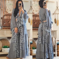 Blouses Courtes Imprimées en Soie Géométrique pour Femmes, Col Rond, Manches Courtes, Motif Floral, Personnalisables OEM, Décontractées, Printemps-Été-Hiver, Anti-Plis