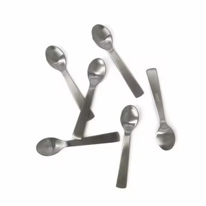 Cuchara de Café y Té de Metal Hecha a Mano, Cuchara para Azúcar de Acero Inoxidable, Cubertería para Postre, Uso en Mesa de Comedor - Product Image 6