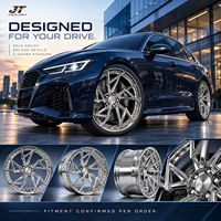 Jantes forgées à rayons croisés angulaires 18-22 pouces, finition chrome poli, 5x112 5x114.3 VIW-204 pour BMW Audi Mercedes-Benz