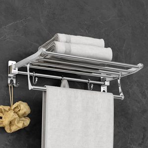 High Quality Premium Wall Mounted Towel Rack Stainless Steel <b>Bathroom</b> Towel Corrosion Free Resistant <b>Accessory</b> for <b>Bathroom</b> - Product Image 4