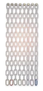 Cadena de Resina Colorida Hecha a Mano de Lujo para Colgar en la Pared, Arte Decorativo Abstracto Moderno para Decoración de Interiores de Primera Calidad - Product Image 3