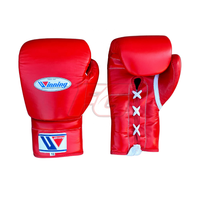 Guantes de Boxeo MMA Personalizados de Cuero Vacuno con Cierre de Cordones, Protector de Cabeza, Protector Inguinal, para Entrenamiento y Sparring, Fabricante OEM al por Mayor