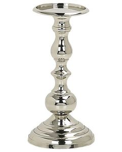 Handcrafted <b>Silver</b> Candle Holder | Elegant Metal <b>Candlestick</b> for Home Hotel Restaurant Living Room Decor - Product Image 5