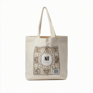 Bolsas de Mano Personalizadas al por Mayor de Lona de Algodón Orgánico Reciclable con Asa para el Hombro, Bolsas de Compras Promocionales Reutilizables con Logotipo Impreso - Product Image 5