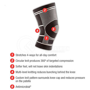 Rodillera de Diseño Superior a Precio Accesible que Ofrece Soporte Fuerte, Mayor Flexibilidad y Comodidad Durante el Entrenamiento - Product Image 6