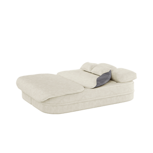 Divano Letto Convertibile 75 2 1 in Schiuma, Multifunzionale, Pieghevole, con Coperta in Ciniglia, Divano Letto Pieghevole da Pavimento - Product Image 3