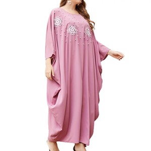 Abaya islamique traditionnelle pour femmes musulmanes, en lin, avec foulard, design moderne turc et arabe, respirante, faible MOQ, logo personnalisé - Product Image 1