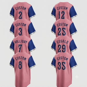 Custom Sublimated Baseball Jersey Personalized Team Shirt Wholesale Sportswear <b>Athletic</b> Wear Full Print Uniform Top Manufacturer - Product Image 1