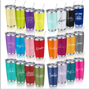 Gobelet isotherme de luxe 2026 en acier inoxydable 20oz 30oz, vente en gros, logo personnalisé, isolation sous vide, portable pour voyage, maintien thermique 6-12 heures - Product Image 1