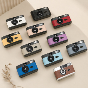 Appareil photo argentique OEM 35 mm à focale fixe, en plastique, à usage unique, manuel, avec pile AA, style automatique, design compact et coloré - Product Image 1