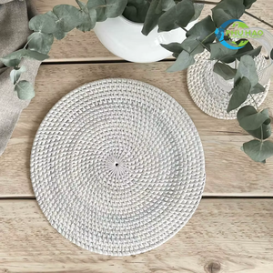 Elegant Handmade Rattan Charger <b>Plate</b> for Wedding Table Decor <b>Decorative</b> Natural Rattan Charger <b>Plate</b> - Product Image 2