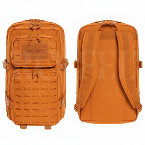 Sac à dos de voyage pour ordinateur portable en nylon imperméable de qualité supérieure, personnalisé avec logo en caoutchouc, multi-poches, pour hommes - Product Image 3