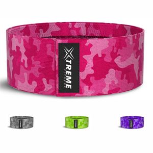 Ensemble de bandes de résistance confortables les plus vendues pour les jambes, les hanches et les fesses, incluant des bandes de résistance lourdes, moyennes et légères en tissu polyester pour les hanches - Product Image 3