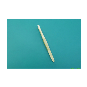 Pinzas para Cejas de Acero Inoxidable Alemán de Primera Calidad, 9 cm, Puntas Inclinadas, Chapadas en Oro, para Manicura - Product Image 5