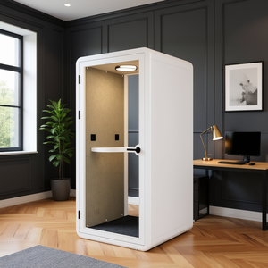 Cabines Acoustiques de Bureau Solo HIPOD – Mobilier Intérieur pour Cabines Téléphoniques avec Réduction de Bruit Améliorée pour un Environnement de Travail Confortable - Product Image 3