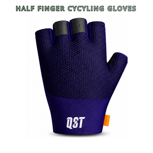 Gants de cyclisme unisexes légers, respirants, anti-humidité, avec rembourrage en gel pour la moitié des doigts, pour vélo de route et VTT - Product Image 2