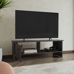 Mobile TV Navia da 47 Pollici in Noce Scuro con Un'Anta e Ripiano Aperto, Elegante Centro di Intrattenimento per Soggiorno - Product Image 5