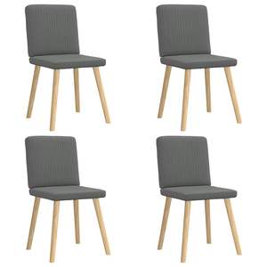 Ensemble de 4 chaises de salle à manger gris foncé - Product Image 2