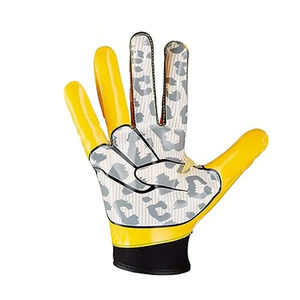 Gants de football américain légers et respirants, personnalisables, avec paume antidérapante, logo d'équipe extensible et meilleur prix - Product Image 5