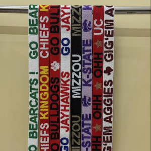 Lightweight Handmade Durable Build Team Color Fully Customizable Names and Logo Special Gameday Perfect for Beaded Purses <b>Straps</b> - Product Image 1