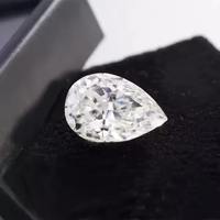 Laborgezüchteter CVD VVS-VS Reinheit EX-VG Schliff Birnenförmiger Diamant IGI Zertifiziert Farbe D 0,003-20 Karat Schmuckherstellung Ringe/Ohrringe