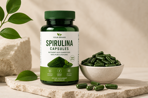 Cápsulas de Espirulina Orgánica, Suplemento Dietético Vegano Natural para la Inmunidad, Energía, Desintoxicación, Salud Digestiva, Crecimiento Muscular y Capilar - Product Image 5