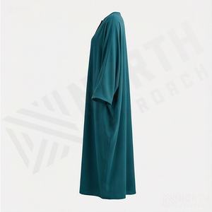 Vestido Islámico Bisht Abaya, Modesto, Simple y Recto para Mujer, para Bodas y Fiestas, Servicio OEM, Poliéster, Fabricante Mayorista - Product Image 3