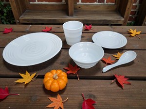 Vaisselle en plastique écologique Snow Peak White - Gobelets, bols à soupe, cuillères, assiettes - Fabriqué à Taïwan - Product Image 2