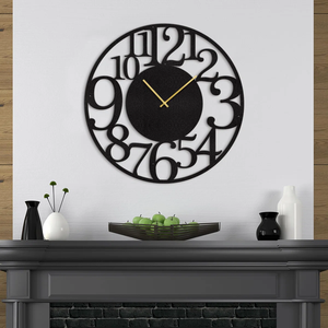 Venta Directa al por Mayor de Relojes de Pared Metálicos Modernos Art Deco, Decoración para el Hogar, Arte Metálico de Pared de Alta Calidad - Product Image 4