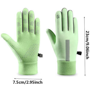 Guantes de Esquí Transpirables para Mujer, Control de Humedad, Pantalla Táctil en la Palma y el Pulgar, Cierre de Tirón, Antideslizantes para Invierno y Actividades al Aire Libre - Product Image 6