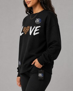 Sweat-shirts pour femmes de couleur unie, personnalisables avec votre propre logo, collection automne 2026 - Product Image 3