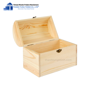 กล่องของขวัญไม้แบบกำหนดเอง ทำจากไม้ธรรมชาติ รูปทรงสี่เหลี่ยมผืนผ้า - Product Image 5