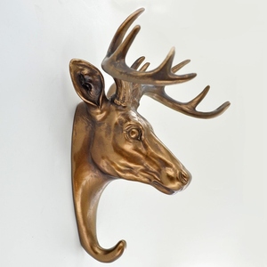 Pacific Giftware - Gancho de Pared con Cabeza de Animal Salvaje, de Aluminio, Estilo Rústico Extravagante, Escultura Decorativa de Pared (Cabra), Navidad - Product Image 4