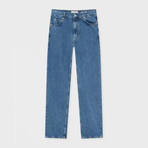 Vaqueros Rectos Personalizados de Moda para Hombre, de Poliéster y Algodón Ecológicos, Estilo Urbano, Ajustados, Desgastados, con Cierre de Cordón - Product Image 2