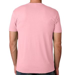T-shirt en coton uni pour homme, manches courtes, col rond, coupe classique, décontracté, rouge, en jersey de coton. - Product Image 6