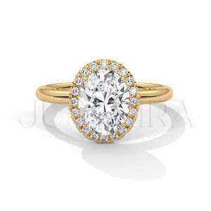 925 Sterling Silver <b>Ring</b> For Women Solitaire Oval Cut Diamond <b>Ring</b> for Everyday Wear Office Use And Wedding Elegant Gift For Her - Product Image 3