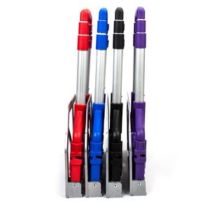 Carrello Pieghevole Portatile in Alluminio Blu, Trolley Richiudibile per Trasporto Bagagli - Product Image 4