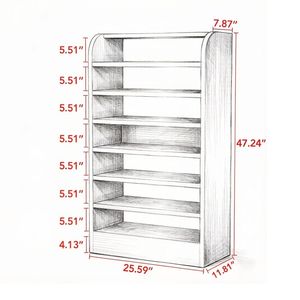Mobiletto Portascarpe in Metallo Moderno Salvaspazio per Casa e Garage in Stile Rustico - Product Image 3