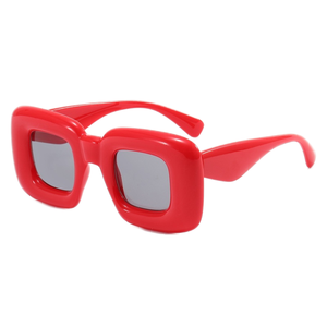 Nouvelles Lunettes de Soleil Gonflables Tendance 2022 Style Européen et Américain, Protection UV400, Monture PC Carrée, Décoratives, Idéales pour les Photos (Style Instagram) - Product Image 5
