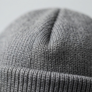 DRESHOW BQUBO 3 gorros casuales para bebé, 100% acrílico, color sólido, tejido jacquard, gorros cálidos de invierno, unisex, 48-50 cm, bebés de 3 meses a 6 meses - Product Image 5