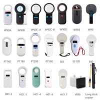 Lecteur RFID portable W91A en ABS, scanner de micro-puces animales FDX-B EMID, étiquette auriculaire 125Khz, chiens de compagnie, nouvelle distance de lecture