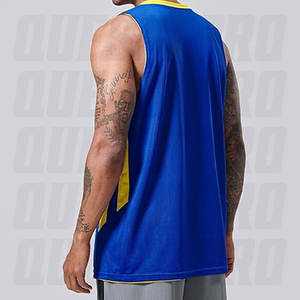 Camiseta de Baloncesto Personalizada Reversible Sublimada, Ropa Deportiva Bordada para Hombre, Uniforme de Baloncesto Atlético - Product Image 4
