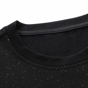 Nouveau T-shirt Noir Scintillant pour Homme 2026 – Tendance Streetwear Décontracté à Manches Courtes, Respirant et Mode pour le Quotidien - Product Image 6