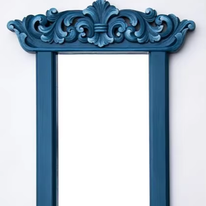 กระจกตกแต่งตั้งพื้นแบบเต็มตัว ทำจากไม้ MDF เหล็ก ดีไซน์ทันสมัย ผลิตด้วยมือ - Product Image 1