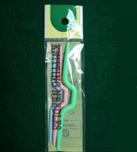 Aiguille à tricoter torsadée AA0088 pour câblage |   Ensemble d'aiguilles à coudre à la main Bodkin, bleu, beige, vert, aiguilles à fil en plastique pour travaux manuels - Product Image 4