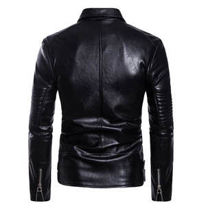 Veste de moto unisexe en cuir PU respirante coupe-vent à séchage rapide, fabriquée au Pakistan, personnalisable à l'avant - Product Image 6