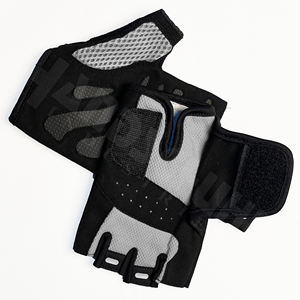 Gants de musculation professionnels gris et noirs avec rembourrage amélioré de la paume |   Poignée antidérapante de qualité supérieure pour un équipement de musculation ultime - Product Image 6