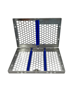 Casete de Esterilización Manual Surtechs Deep 7, Hexagonal, de Acero Inoxidable, para Instrumentos Quirúrgicos Dentales, Autoclave, con Certificación CE - Product Image 1