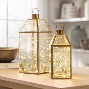 New Arrival <b>Large</b> Fancy Decorative Modern Iron Candle Glass <b>Lantern</b> Star Cutout Events Room Weddings Garden Christmas <b>Outdoor</b> - Product Image 5