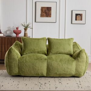 Divano Pouf Gigante Ultra Morbido e Soffice per Interni, Poltrona Oversize per Soggiorno, Chaise Longue con Imbottitura in EPS per Adulti - Product Image 2